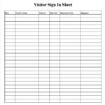 12 Sample School Sign In Sheets Sample Templates