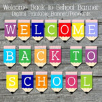 24 Free Printable Welcome Back Banner In 2020 Welcome Back Banner