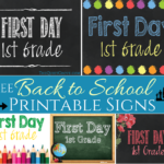 5 FREE Back To School Printable Sign Sets The Quiet Grove