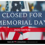8 Memorial Day Closed Sign Template Free Popular Templates Design