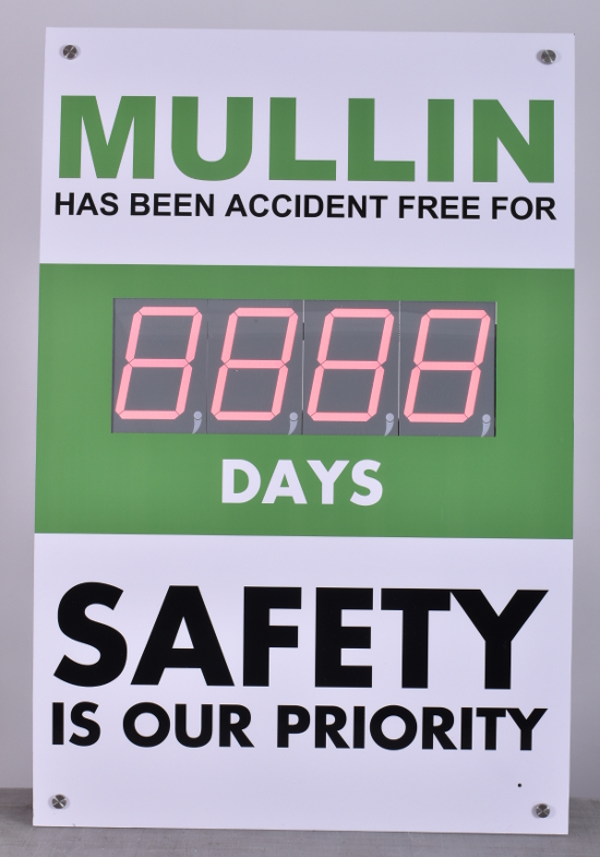 Accident Free Workplace Sign Customize Online 