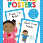 Adorable Set Of Hygiene Poster For Your Classroom Bathroom Signs