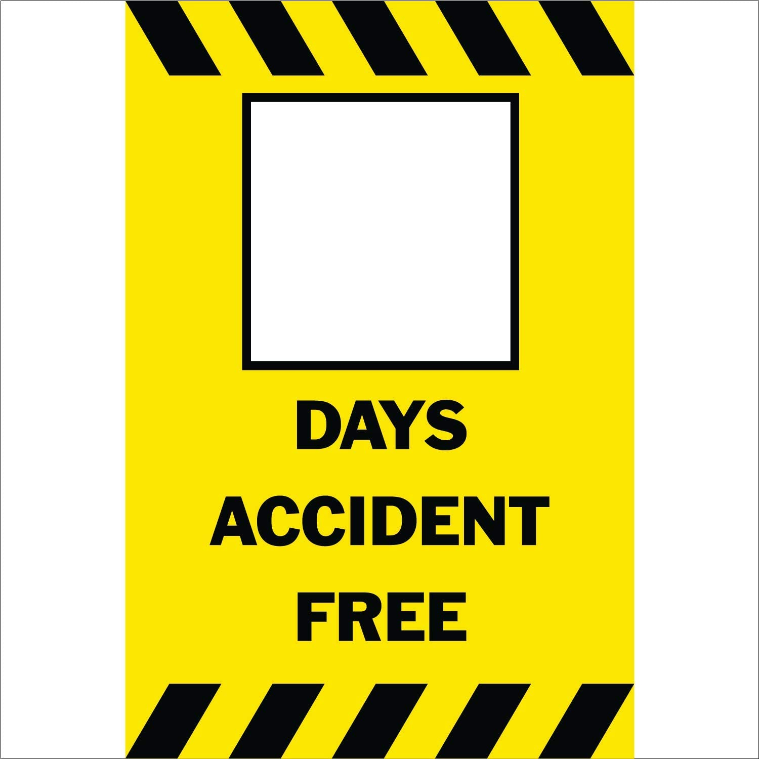 Amazon HBP Custom Blank Days Accident Free Vinyl Banner Indoor