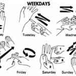 Basic Sign Language Days Of The Week We Could All Learn Together