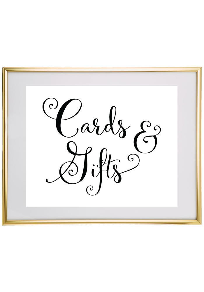 Cards And Gifts Wedding Sign Wedding Shower Signs Bridal Shower 