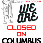 Columbus Day Closed Signs For Shop Printable In 2020 Closed Signs