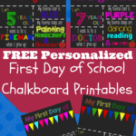 Customize This Free Printable Chalkboard Sign For Your Child Quickly