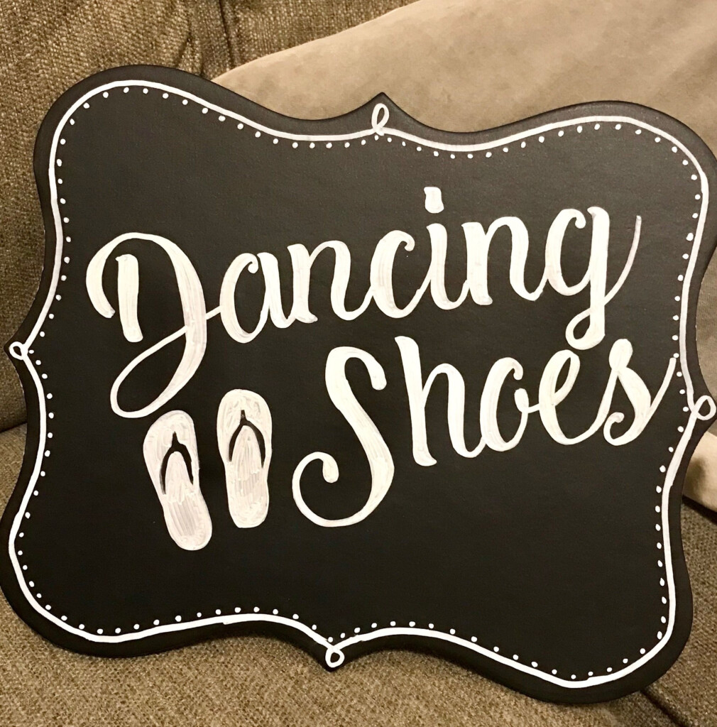 Dancing Shoes Wedding Sign Dancing Shoes Wedding Wedding Signs 
