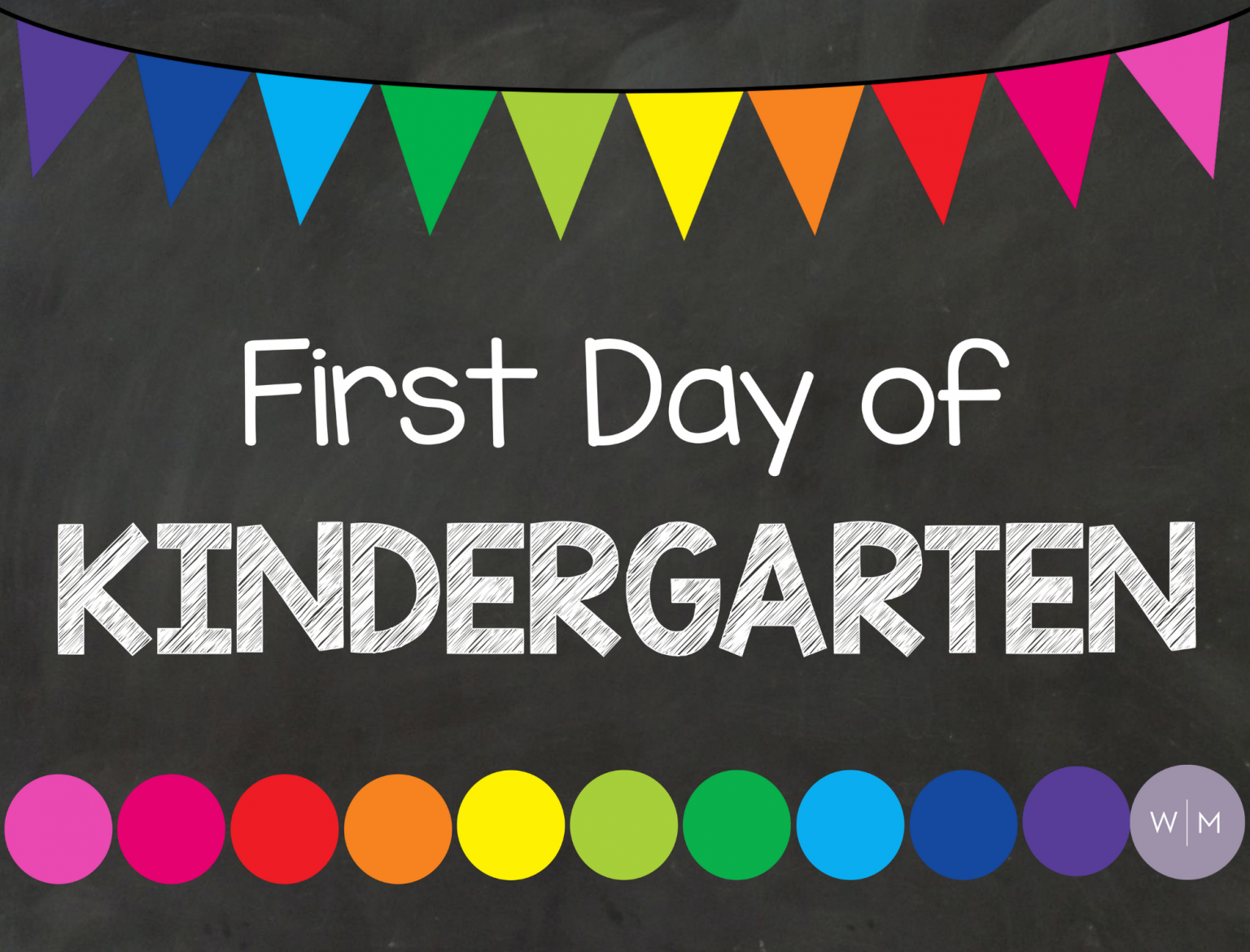 Dear Kindergarten Mama First Day Of K Printable Wichita Mom