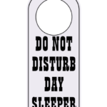 Do Not Disturb Day Sleeper Door Hanger Template Printable Pdf Download