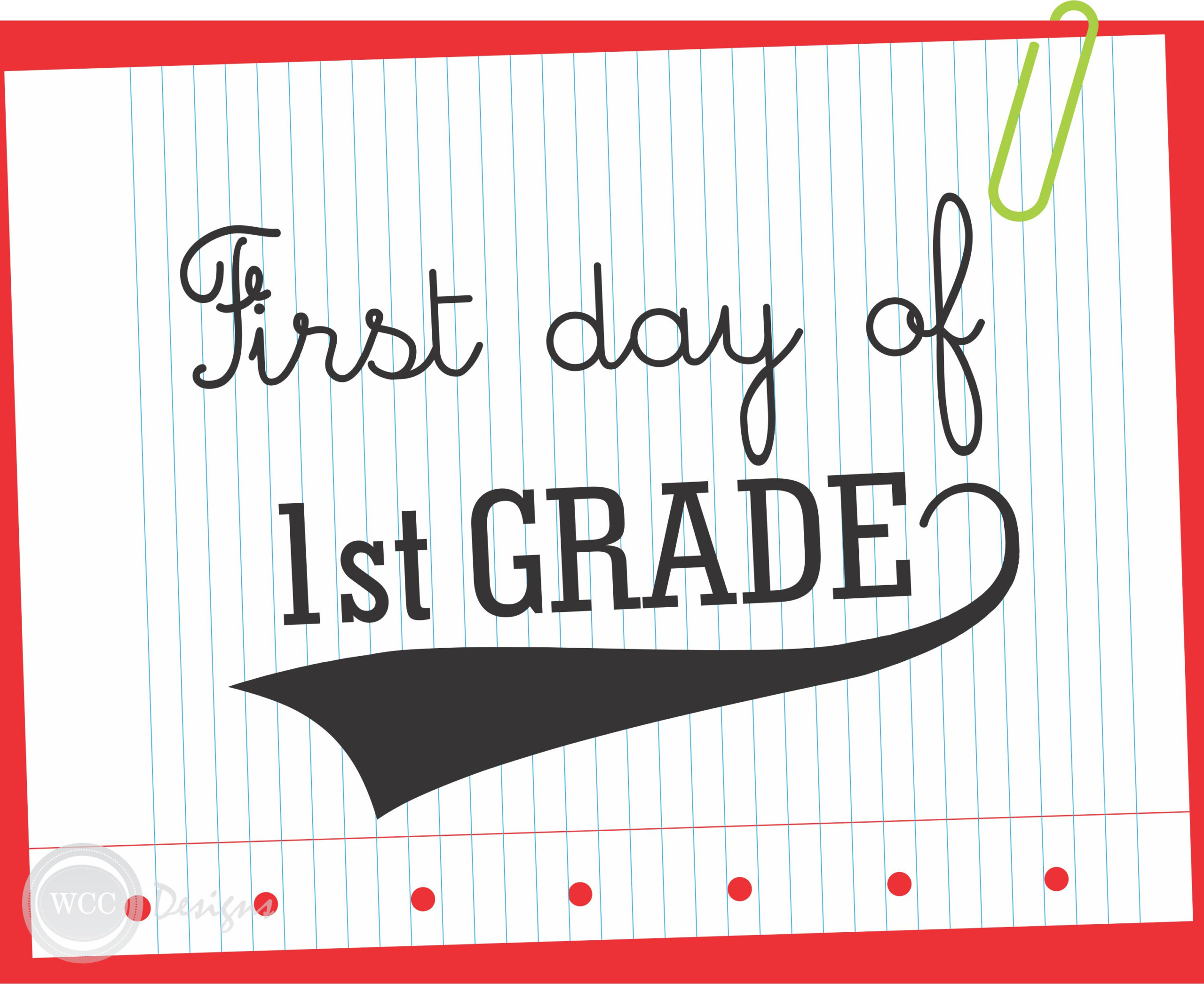 Download These FREE First Day Of School Printable Signs Now Catch My 