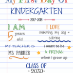 Editable First Day Of School Signs To Edit And Download For FREE