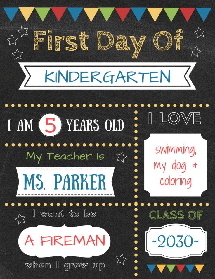 Editable First Day Of School Signs To Edit And Download For FREE 