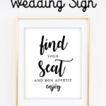 Find The Perfect Printable Printable Market Free Wedding Printables