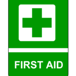 First Aid Kit Signs Poster Template