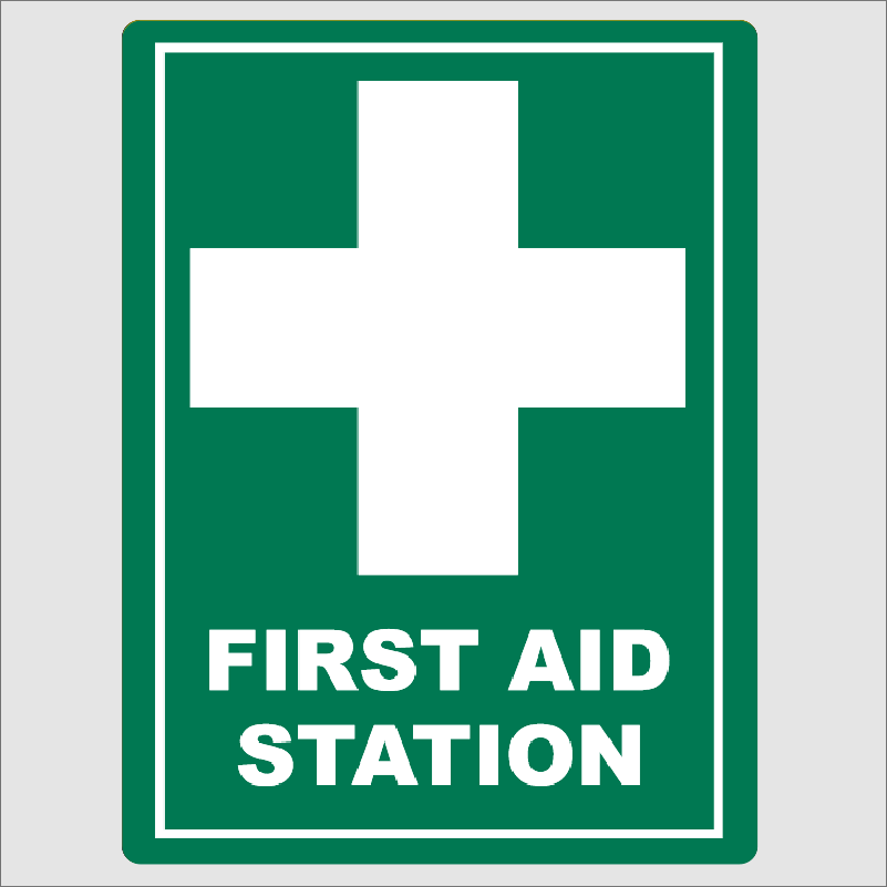 First Aid Station Sign