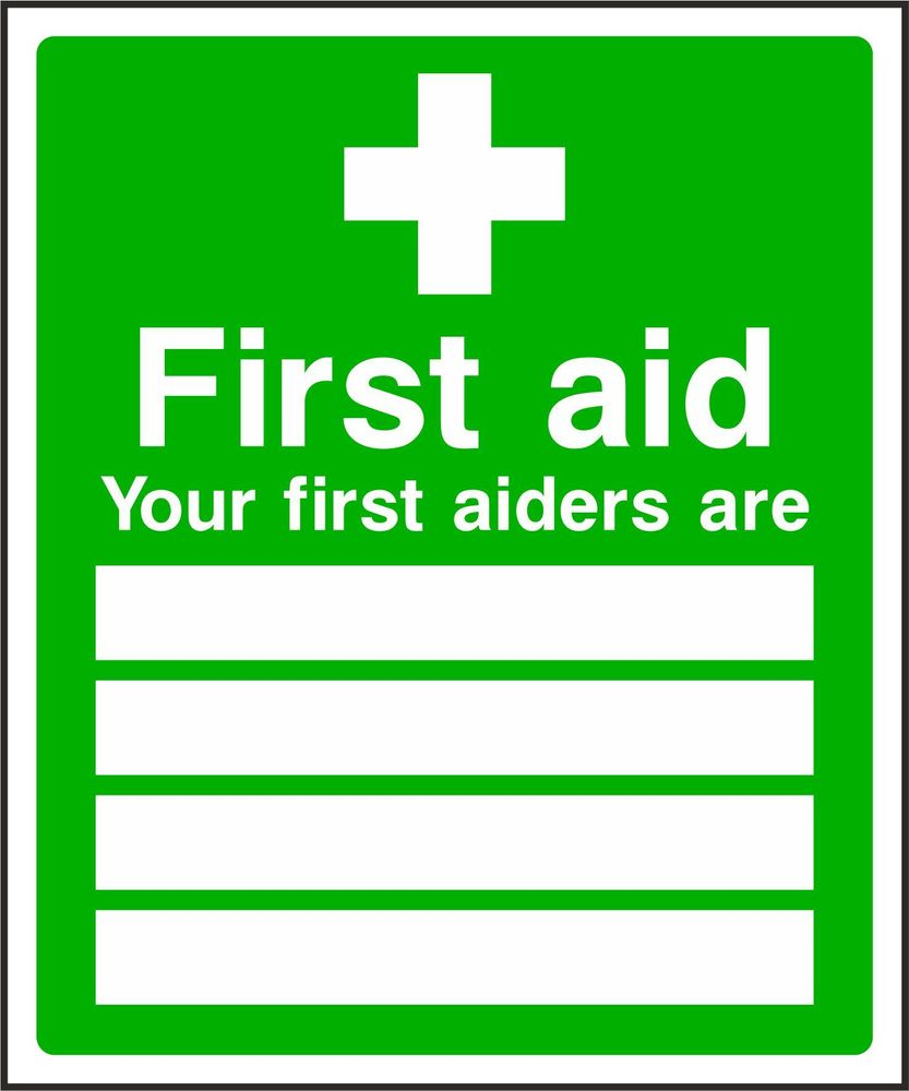 First Aid Your First Aiders Are Westcoast Signs Ltd The Home Of PVC 