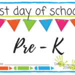 First Day Of School Printable Signs