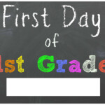 FREE Back To School Printable Chalkboard Signs For First Day Of School