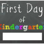 FREE Back To School Printable Chalkboard Signs For First Day Of School