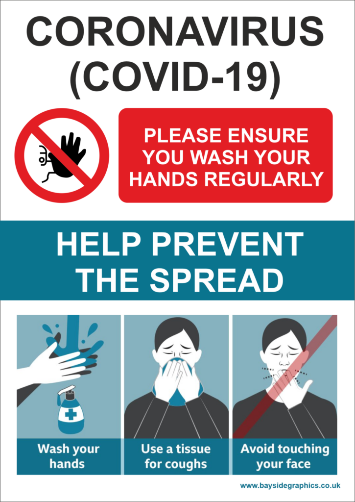 Free COVID Posters To Download And Print Online Bayside Signs Display