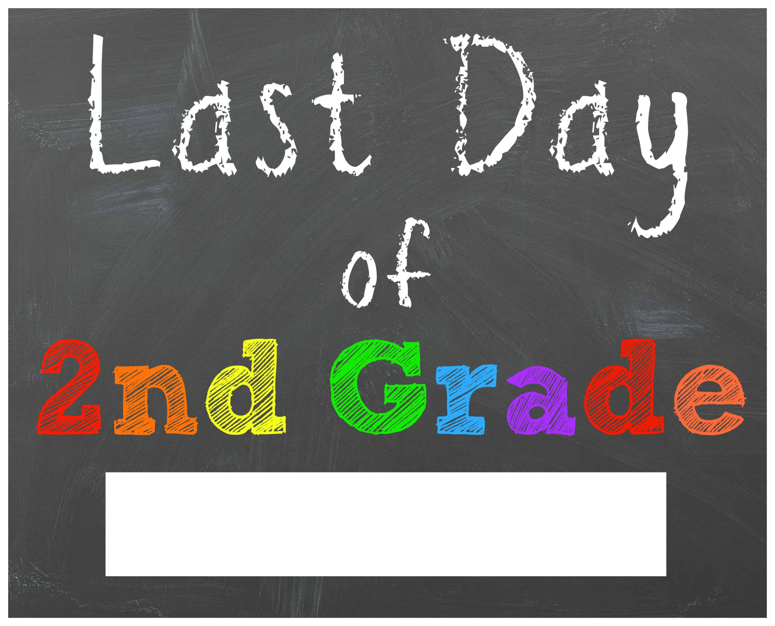 FREE Last Day Of School Printable Chalkboard Signs Mama Cheaps