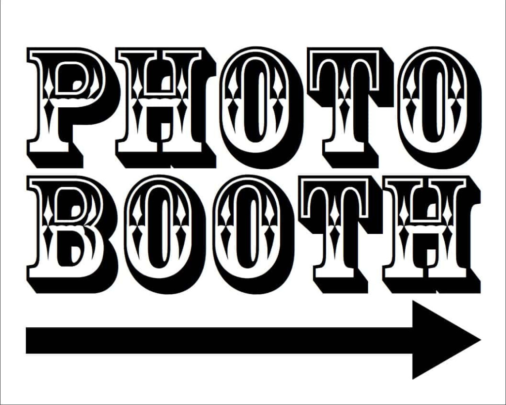 Free Photo Booth Printables For Your Wedding Photo Booth Rocks