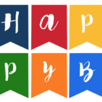 Happy Birthday Banner Free Printable Paper Trail Design