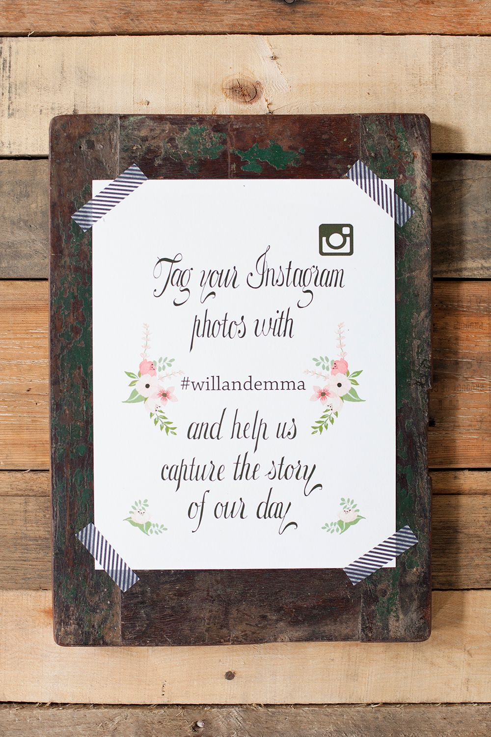 Maggie Printables Instagram Wedding Sign Instagram Wedding Wedding 