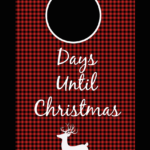 Plaid Printable Days Until Christmas A Cup Full Of Sass