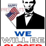 Presidents Day Closed Sign In 2021 Office Signs Printable Signs