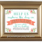 Pretty Little Palace Free Printable Instagram Sign For Wedding