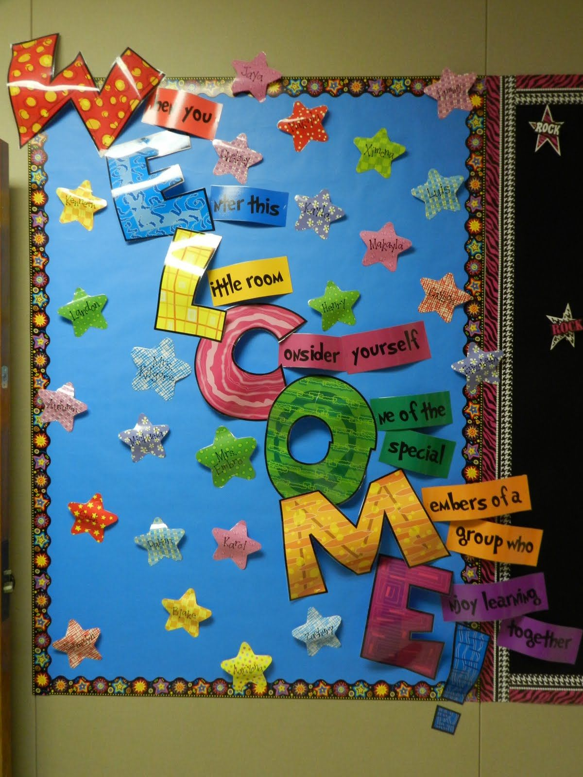 Resultado De Imagen De Welcome Back To School Bulletin Boards Ideas 