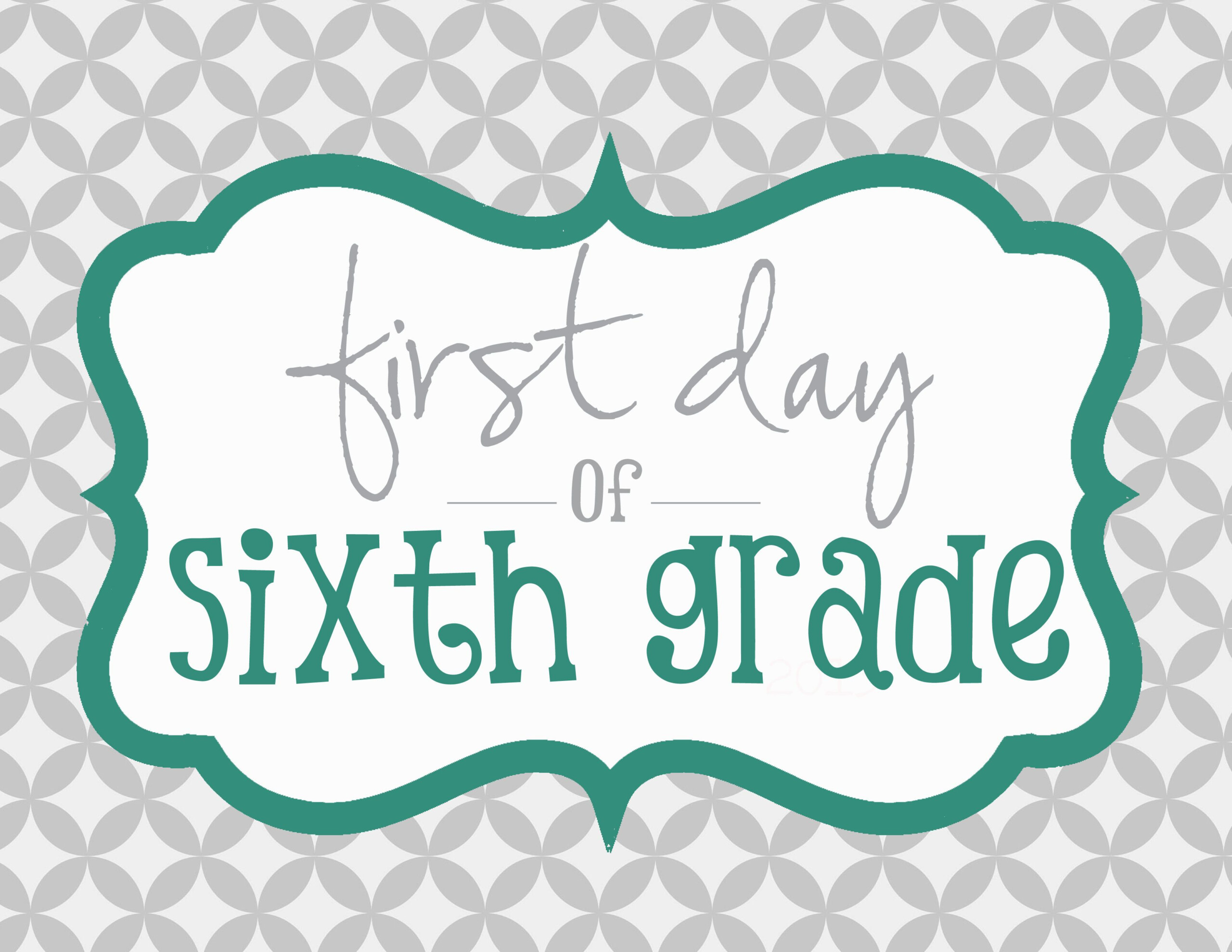 School Signs First Day Printable School Teacher Gifts