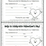 Valentine Classroom Party Letter to Parents Classroom Valentine