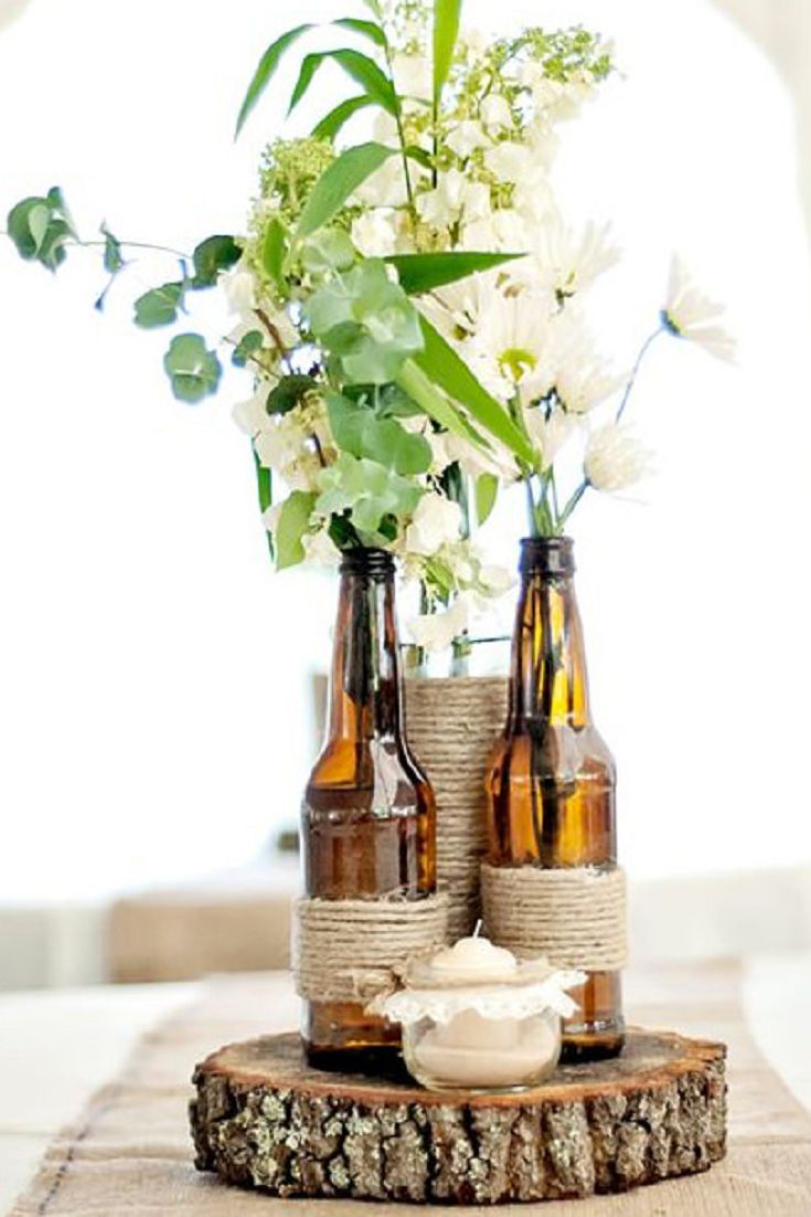 10 Wine Bottle Centerpieces For Your Wedding Wine Bottle Centerpieces 