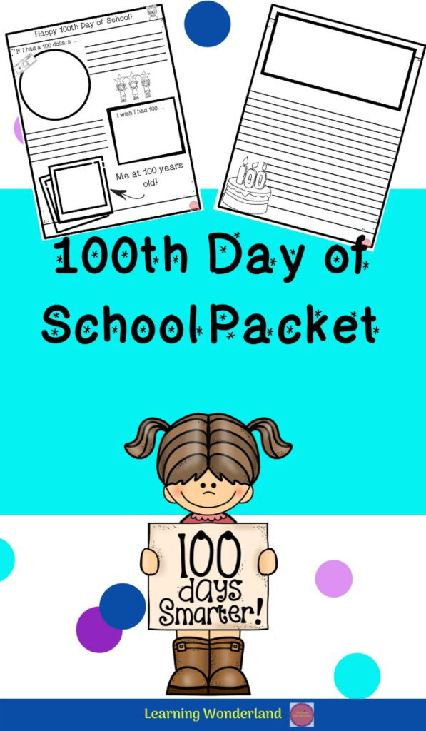 100th Day Of School Printables Activities Kindergarten Worksheets 