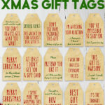 16 Free Printable Funny Honest Christmas Gift Tags Lovely Planner