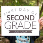 2019 2020 First Day Of School Signs Free Printable For Preschool To