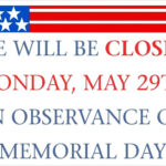 24 Memorial Day Closing Sign Template