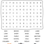 2nd Grade Word Search Cool2bKids