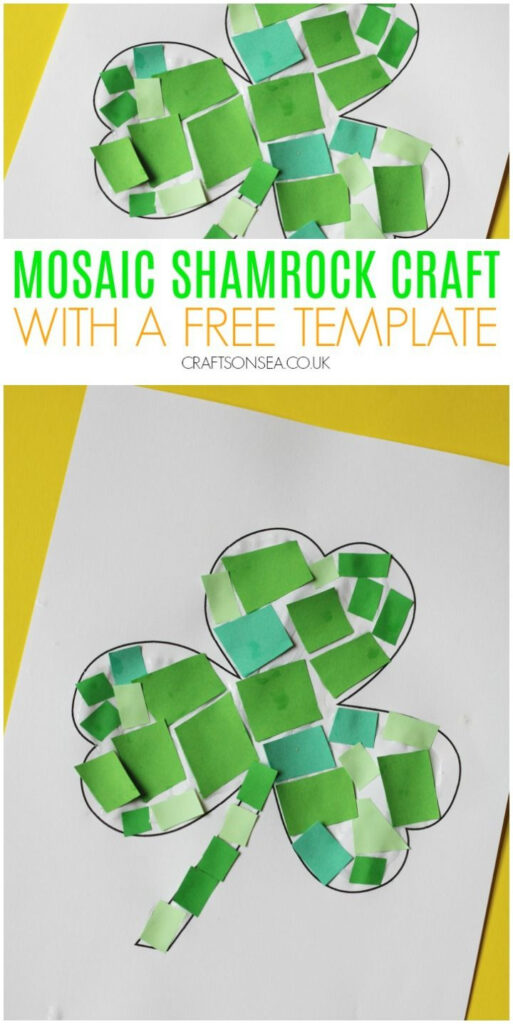 3 Easy Shamrock Crafts For Kids St Patricks Day Crafts For Kids 