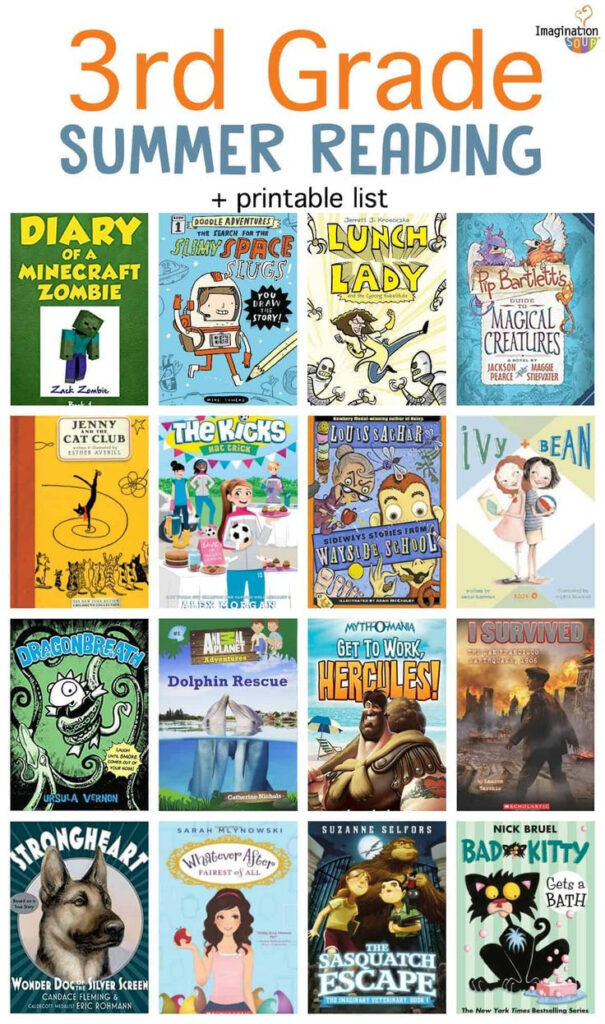 3rd Grade Summer Reading List Ages 8 9 3rd Grade Books Summer 