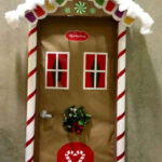 40 Easy Diy Christmas Door Decorations For Home And School 3