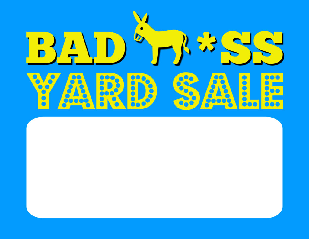 5 DIY Printable Fun Garage Yard Sale Signs