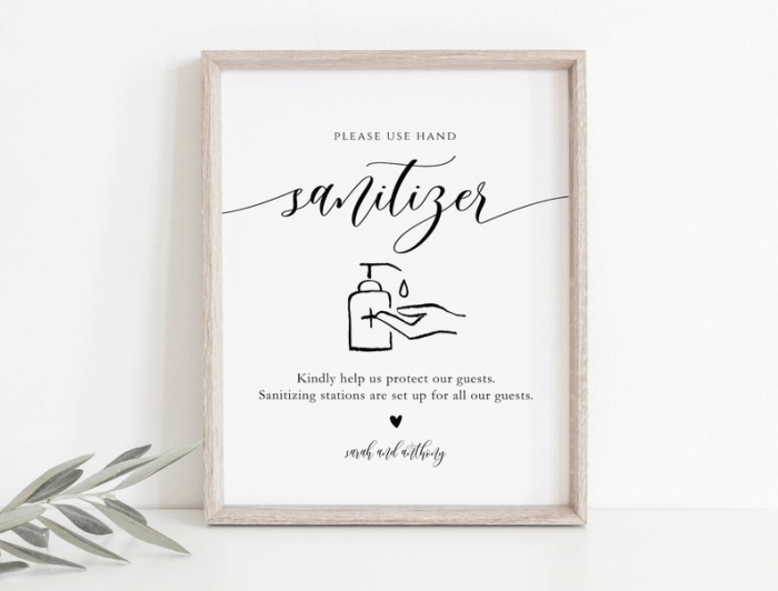 8 Must Have COVID 19 Wedding Signs