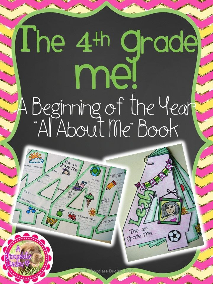 BACK TO SCHOOL For 4th GRADE Let Your Students Introduce Themselves 