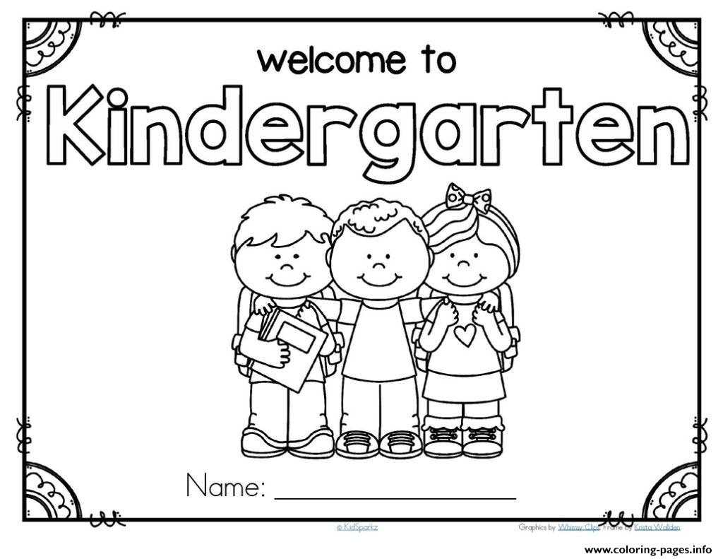 Back To School Preschool Theme Activities Kindergarten Coloring Pages 