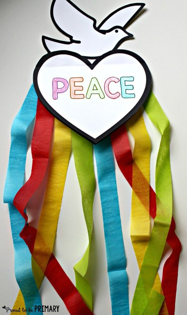 Beautiful Peace Craft So Easy And Inspirational For Your Class 