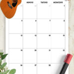 Blank Printable Calendar 2022 PDF